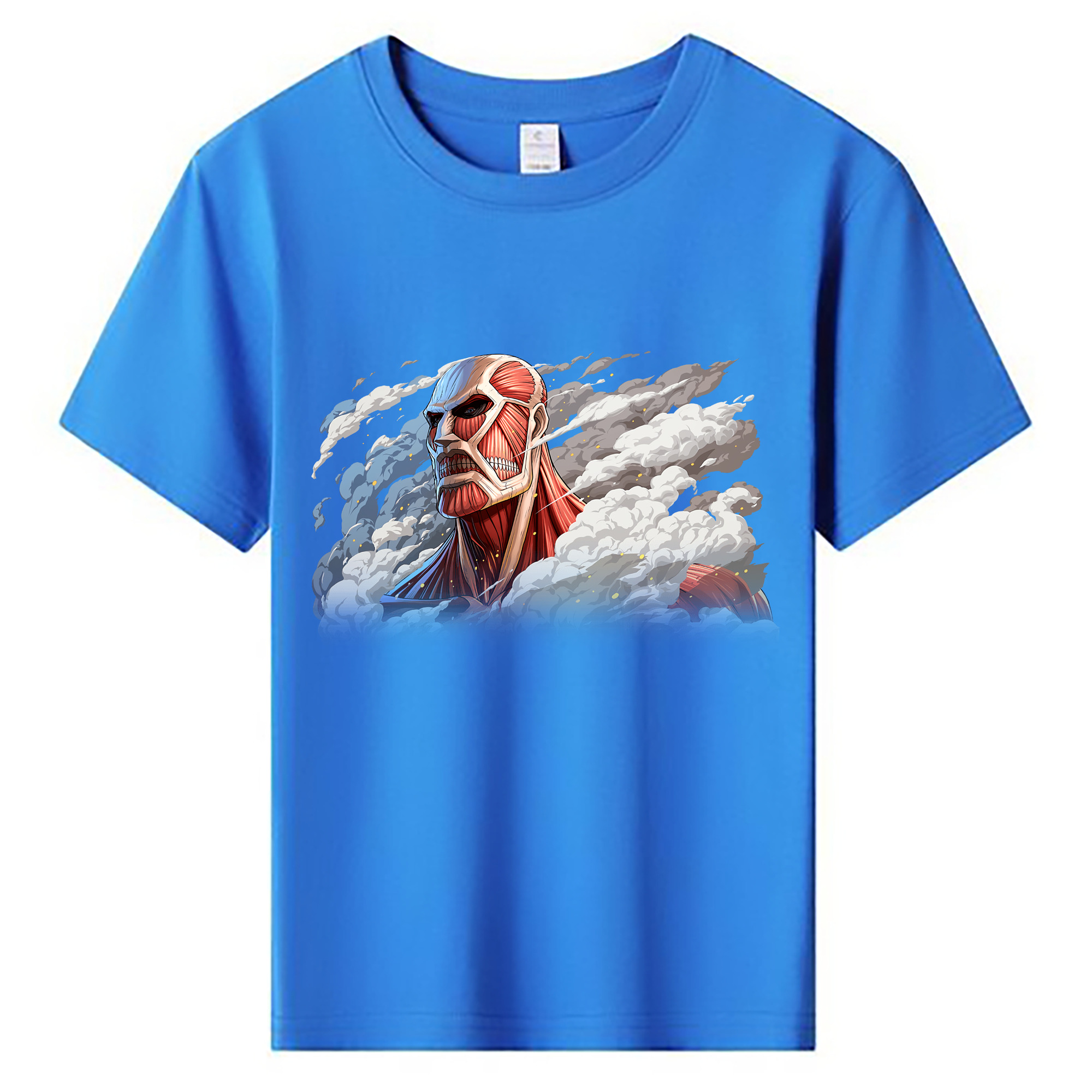 （画像用） 進撃の巨人 Attack on Titan 綿100％キッズTシャツ（フロントプリント）